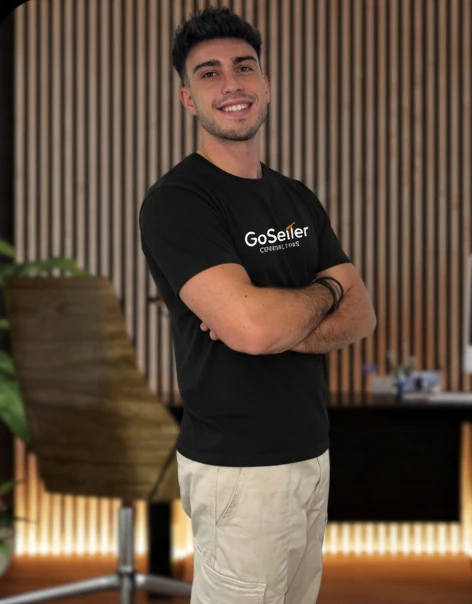 Alberto Montón, fundador de GoSeller, en la oficina